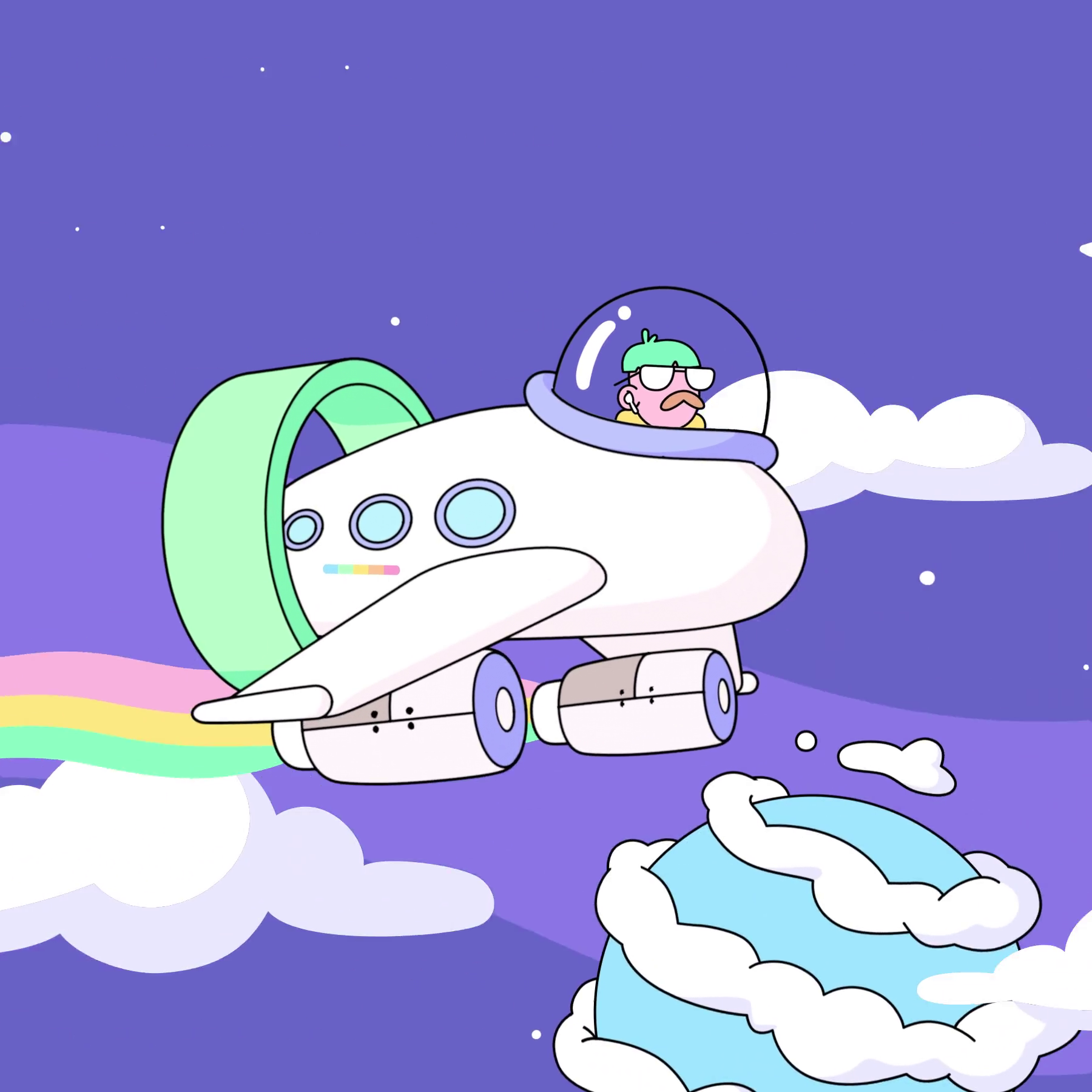 The Doodles Founders - Space Doodles - Space Doodle #9730 - NFT # 9730