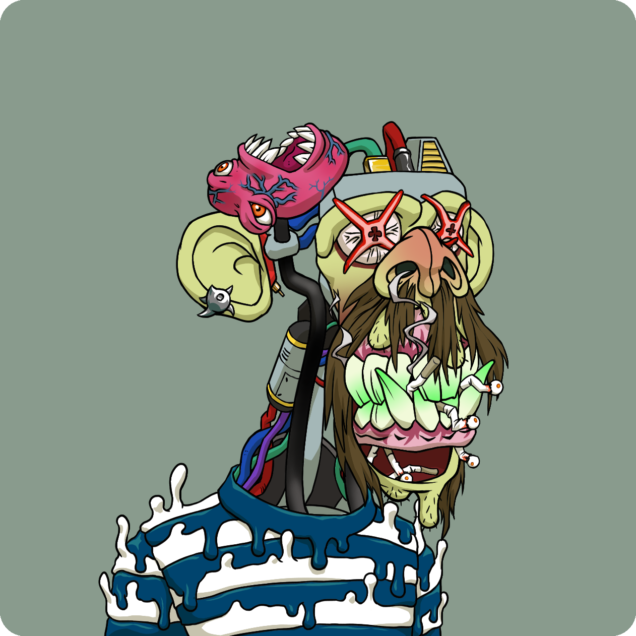 Yuga Labs - Mutant Ape Yacht Club - NFT # 4468