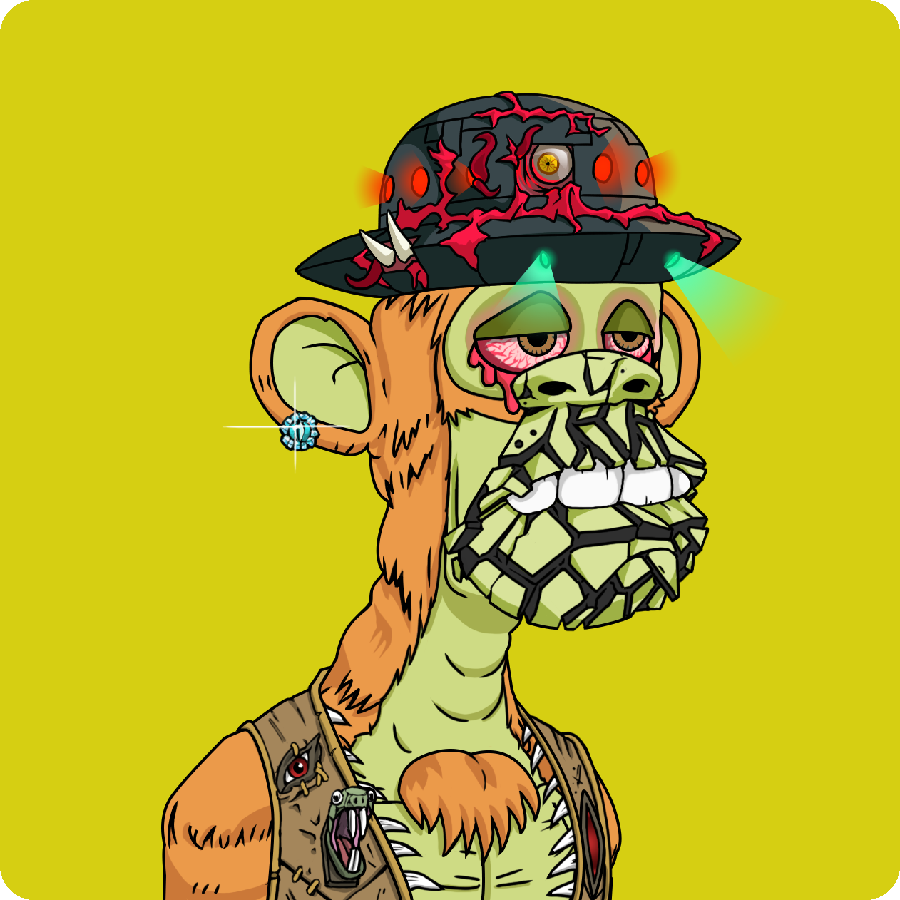 Yuga Labs - Mutant Ape Yacht Club - NFT # 8636