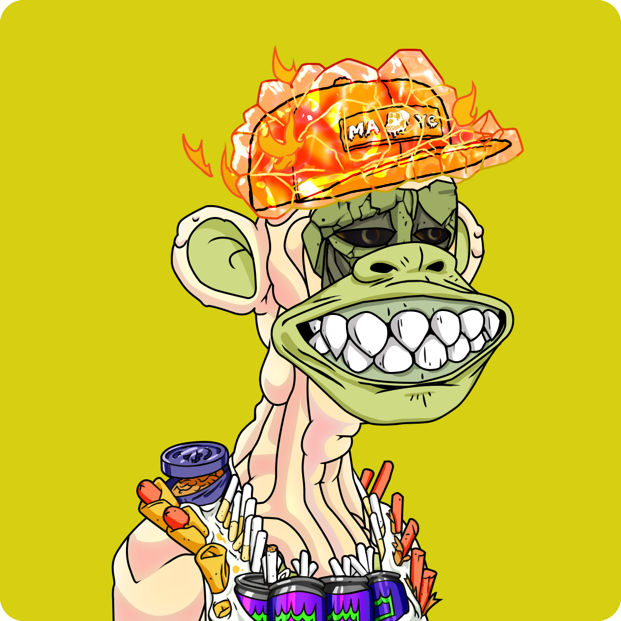 Yuga Labs - Mutant Ape Yacht Club - NFT # 14842