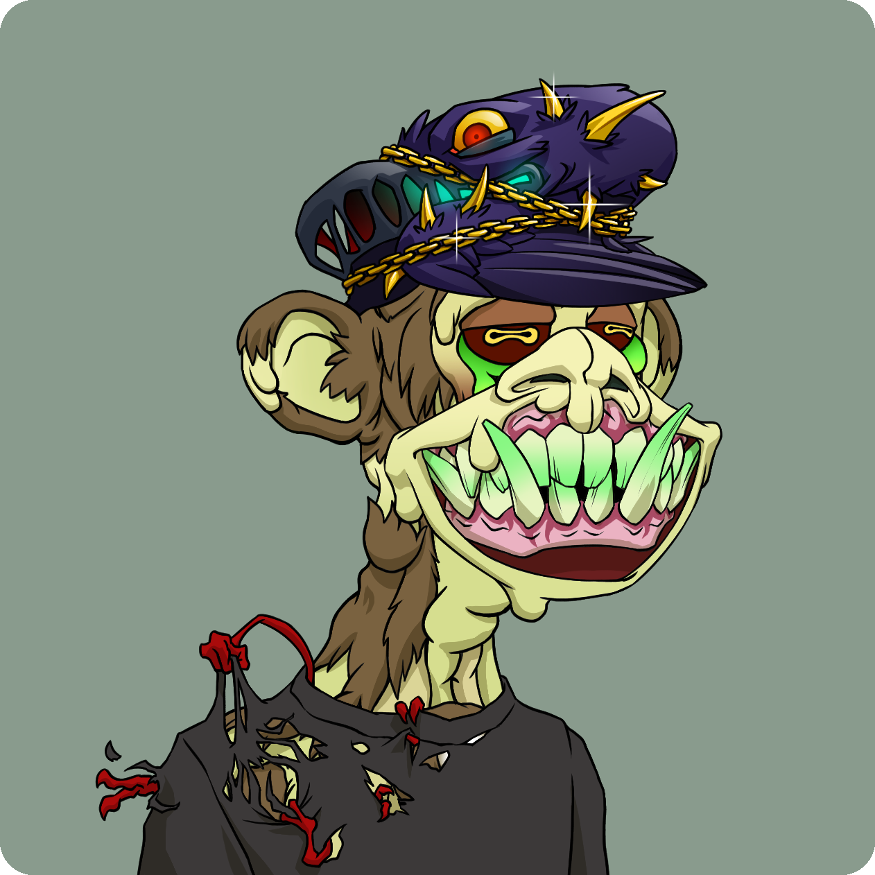 Yuga Labs - Mutant Ape Yacht Club - NFT # 6016