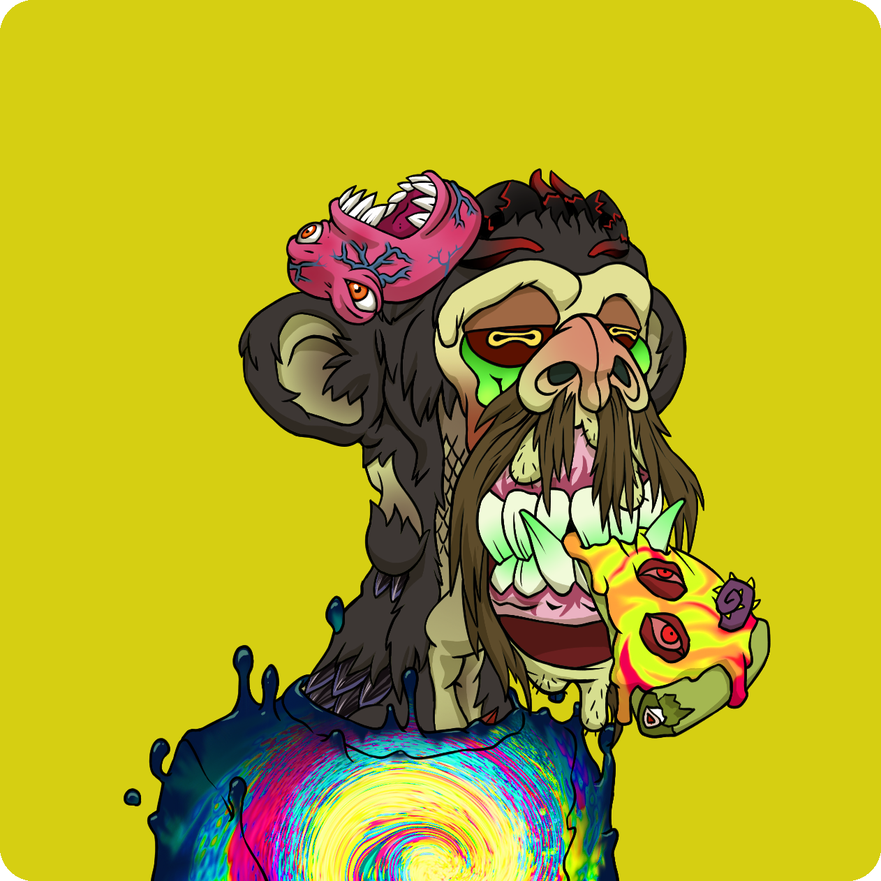 Yuga Labs - Mutant Ape Yacht Club - NFT # 19845