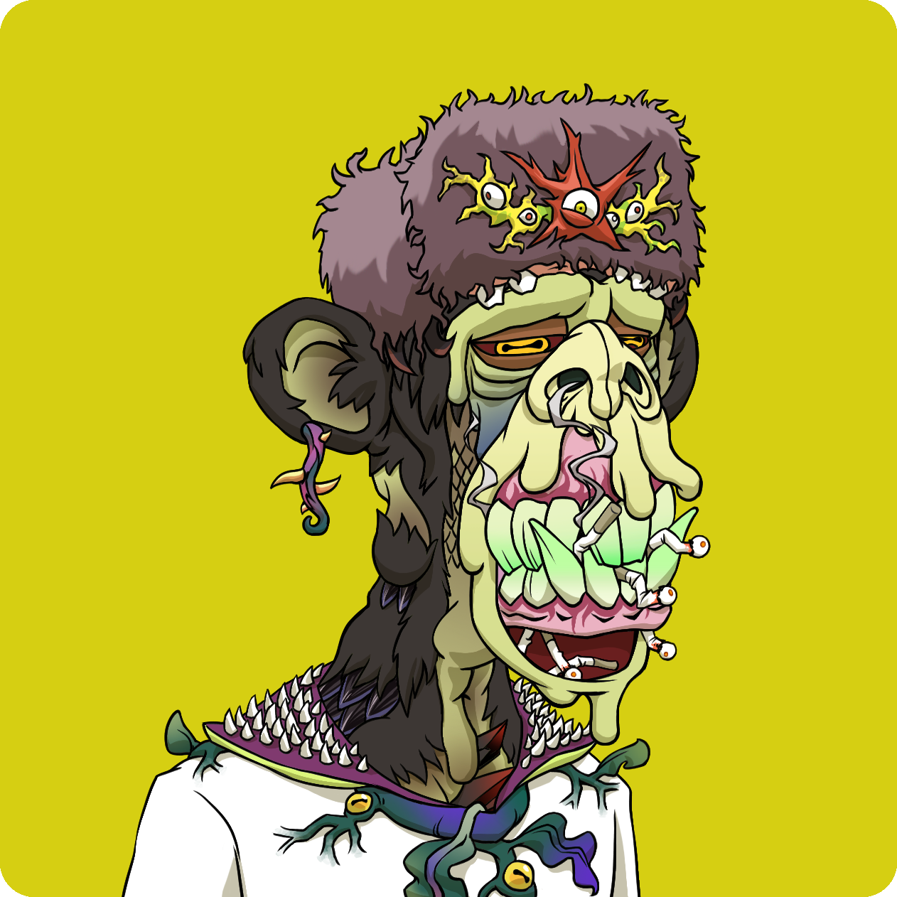 Yuga Labs - Mutant Ape Yacht Club - NFT # 17043