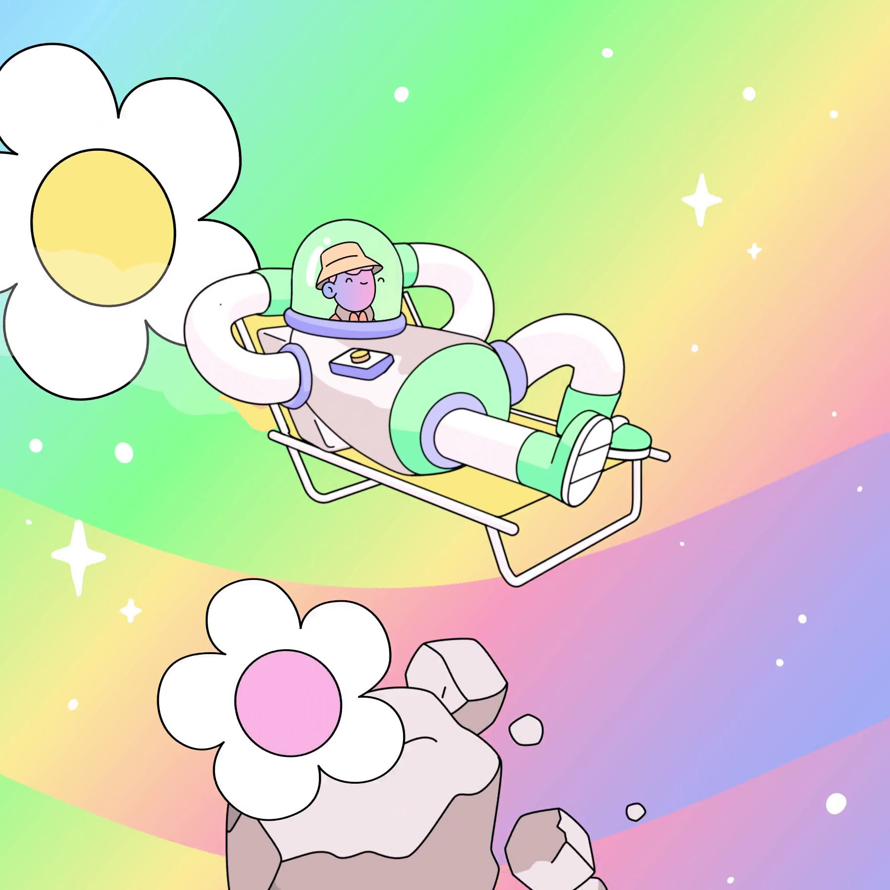 The Doodles Founders - Space Doodles - Space Doodle #157 - NFT # 157