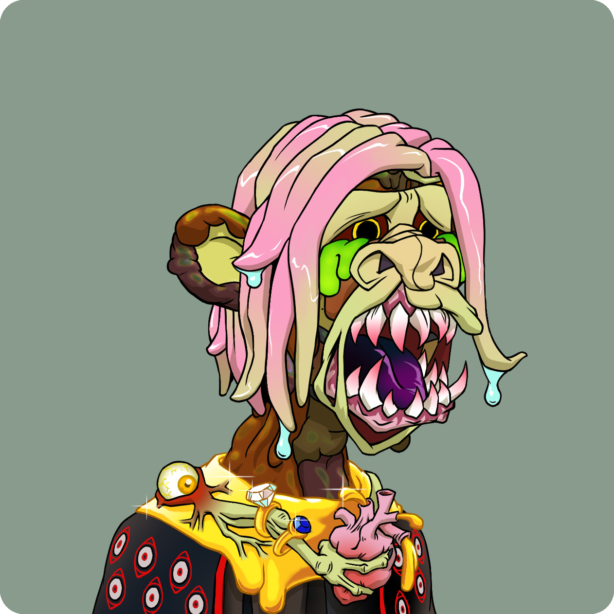 Yuga Labs - Mutant Ape Yacht Club - NFT # 18017