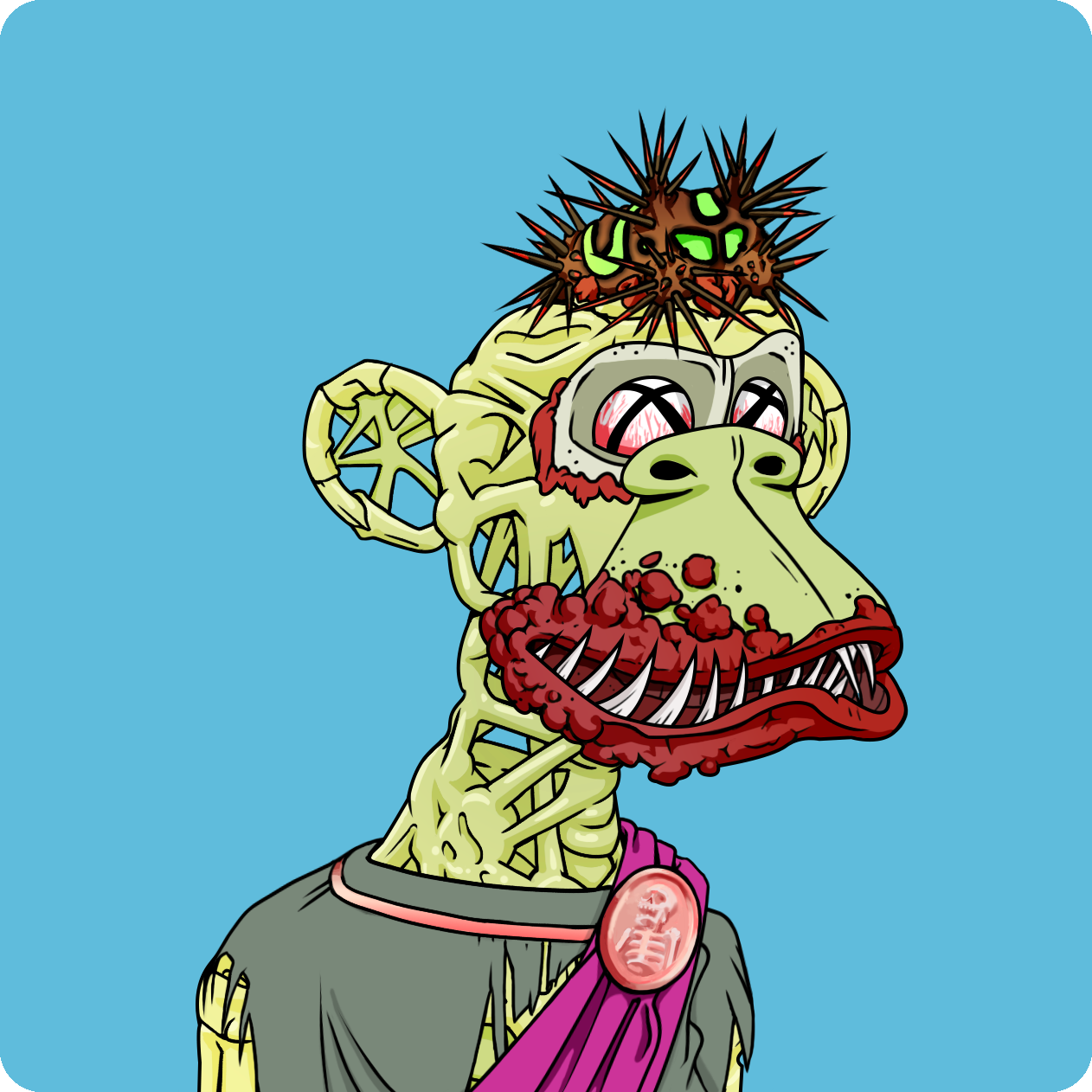 Yuga Labs - Mutant Ape Yacht Club - NFT # 9762