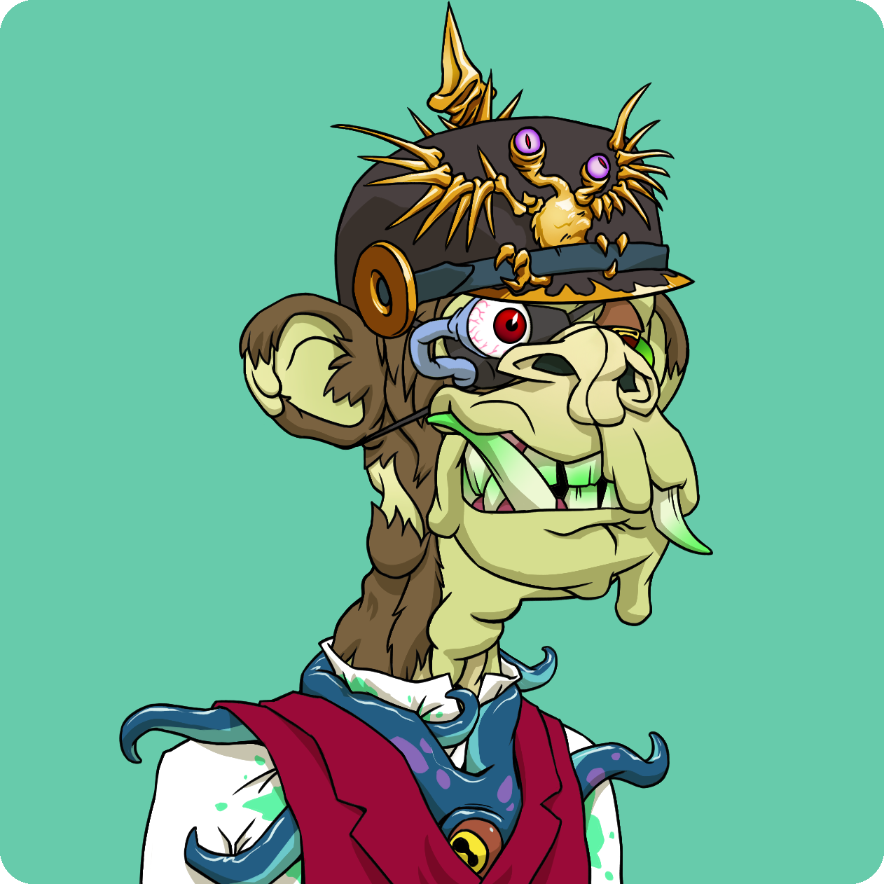 Yuga Labs - Mutant Ape Yacht Club - NFT # 4690