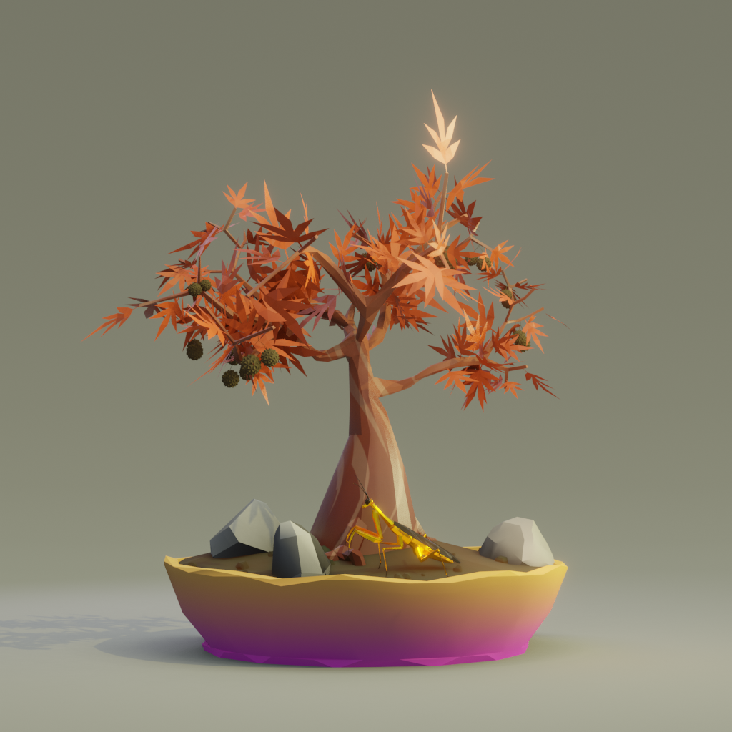 ZENFT Garden Society - Bonsai - Bonsai #8614 - NFT # 8614