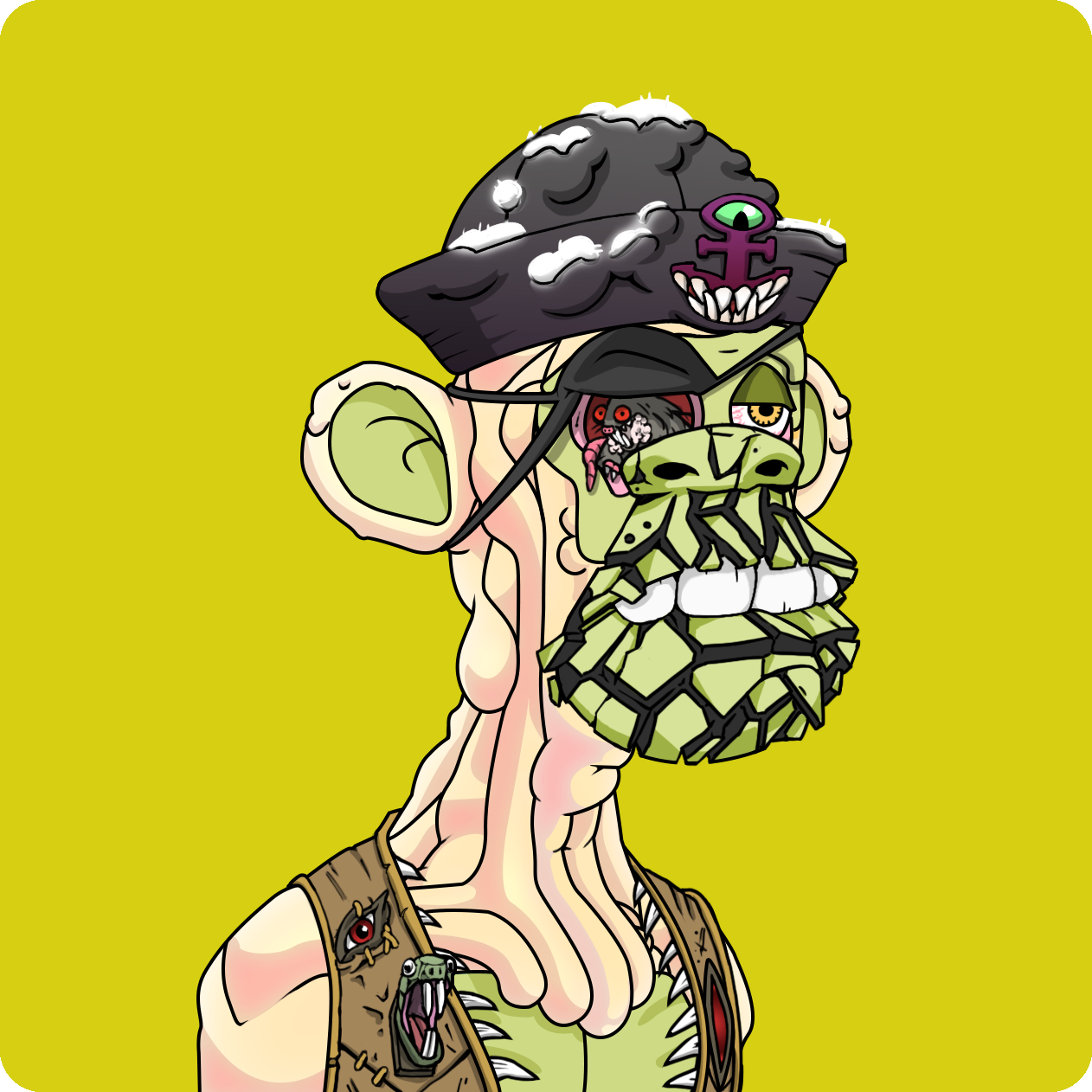 Yuga Labs - Mutant Ape Yacht Club - NFT # 14986