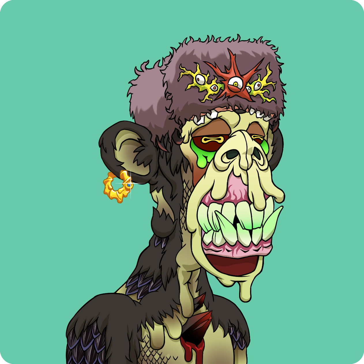 Yuga Labs - Mutant Ape Yacht Club - NFT # 24373