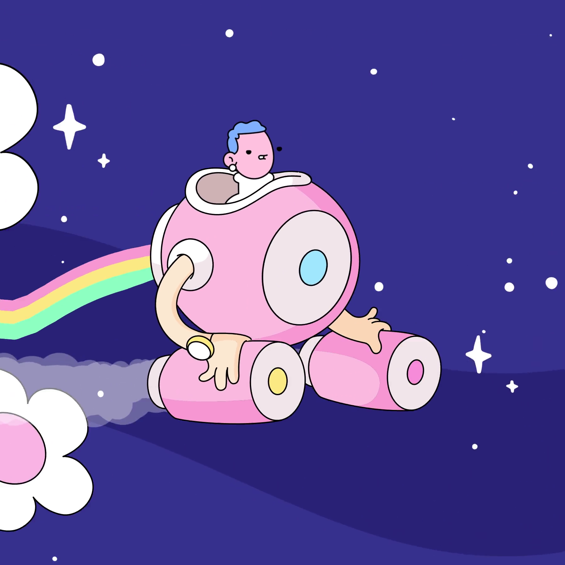 The Doodles Founders - Space Doodles - Space Doodle #66 - NFT # 66