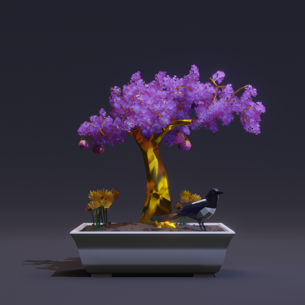 ZENFT Garden Society - Bonsai - Bonsai #8366 - NFT # 8366