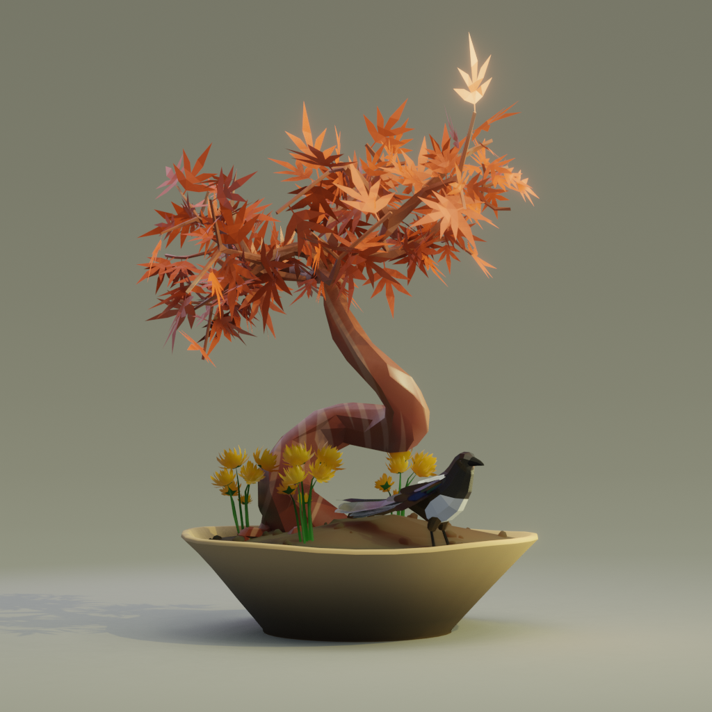 ZENFT Garden Society - Bonsai - Bonsai #8446 - NFT # 8446