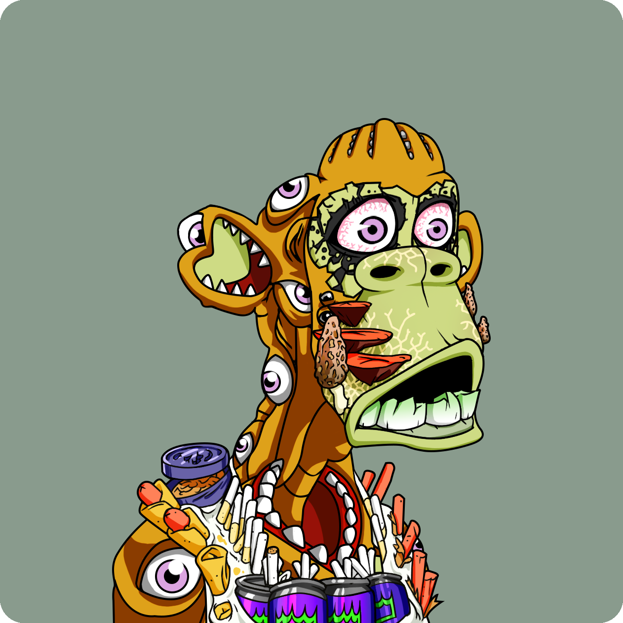 Yuga Labs - Mutant Ape Yacht Club - NFT # 13638