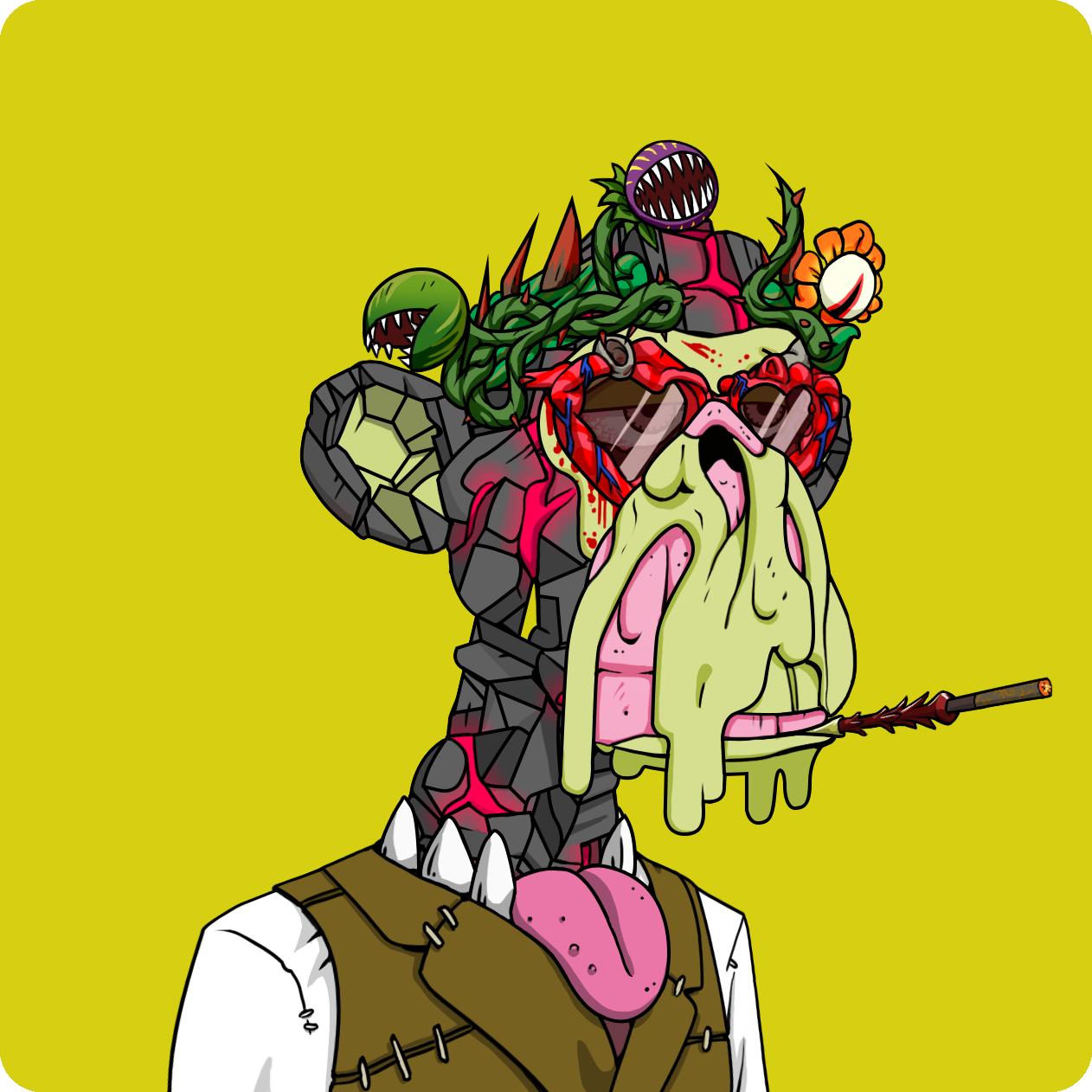 Yuga Labs - Mutant Ape Yacht Club - NFT # 3186