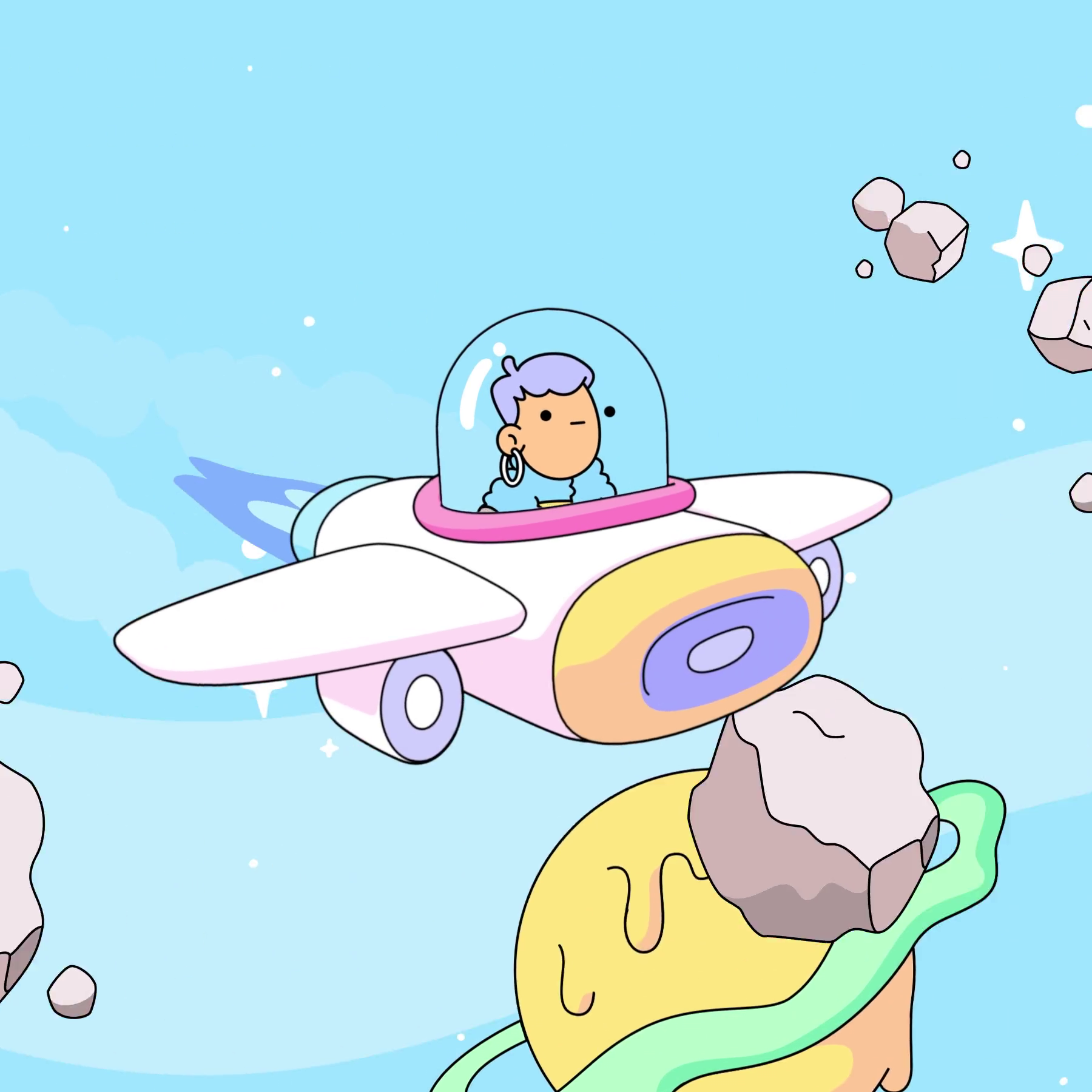 The Doodles Founders - Space Doodles - Space Doodle #535 - NFT # 535