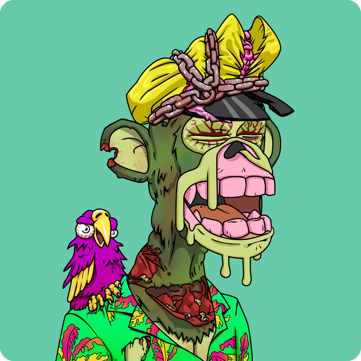 Yuga Labs - Mutant Ape Yacht Club - NFT # 8617