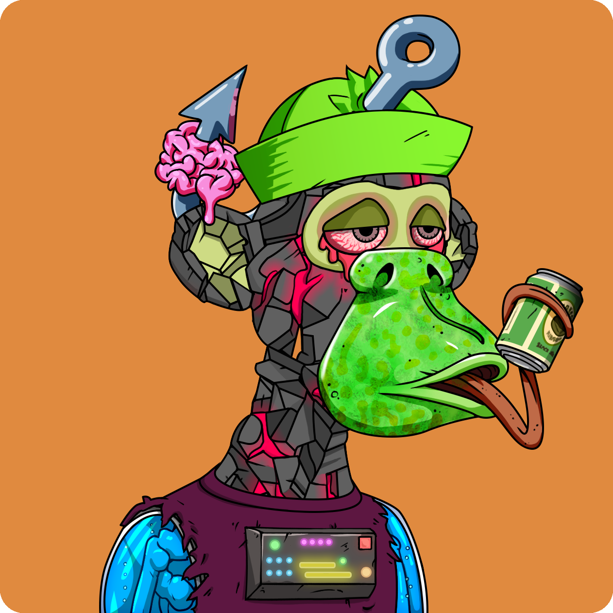 Yuga Labs - Mutant Ape Yacht Club - NFT # 21692