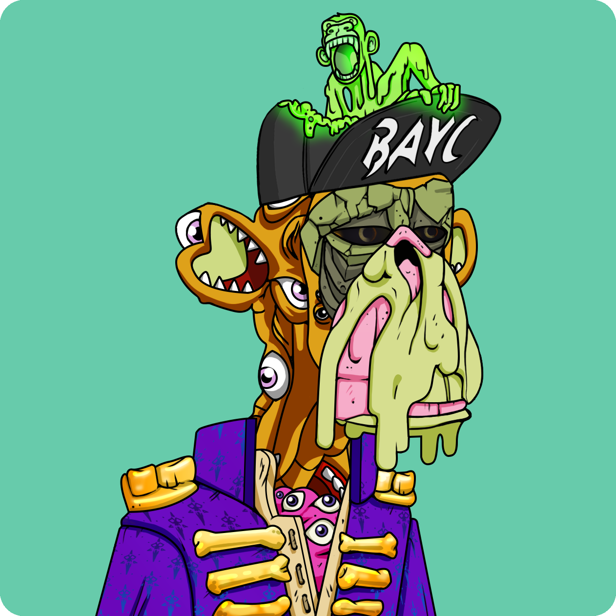 Yuga Labs - Mutant Ape Yacht Club - NFT # 5763