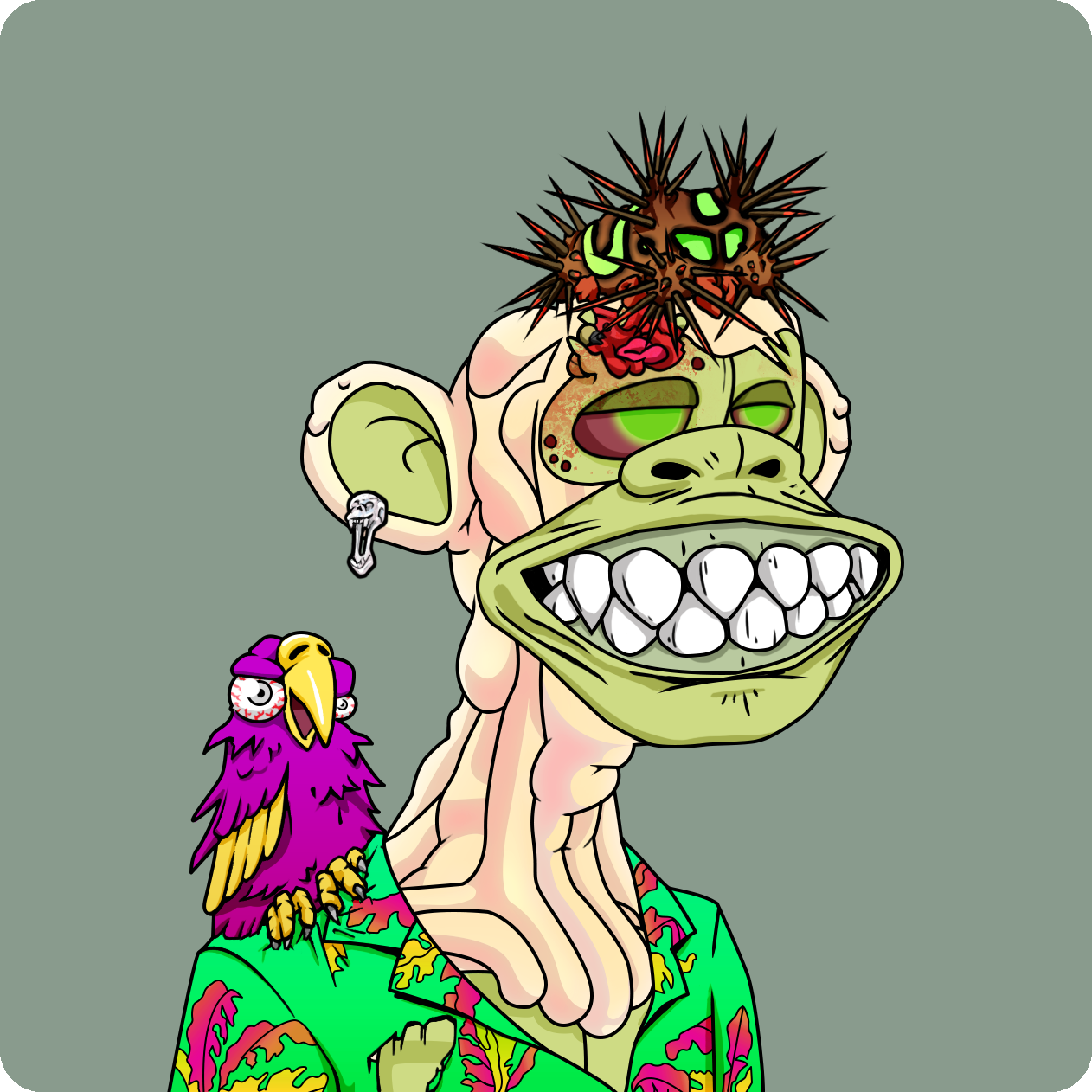 Yuga Labs - Mutant Ape Yacht Club - NFT # 1368