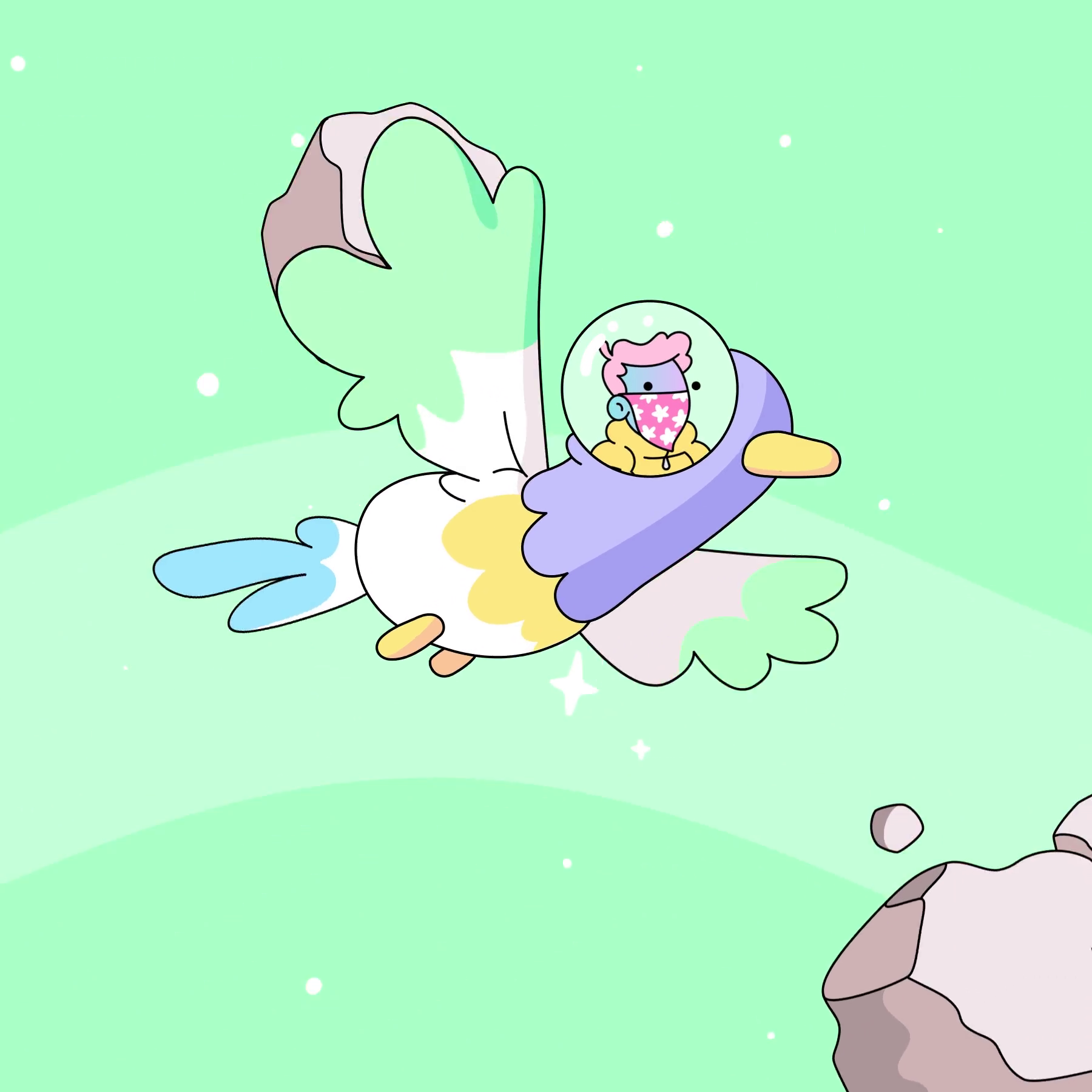 The Doodles Founders - Space Doodles - Space Doodle #334 - NFT # 334