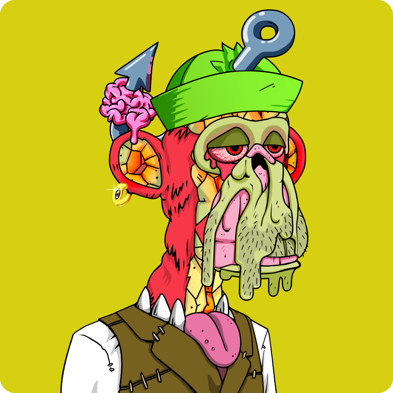 Yuga Labs - Mutant Ape Yacht Club - NFT # 9866