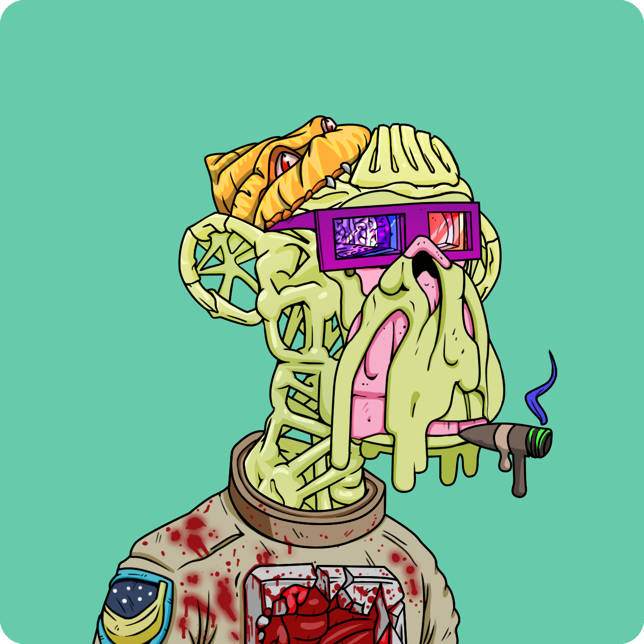 Yuga Labs - Mutant Ape Yacht Club - NFT # 17184