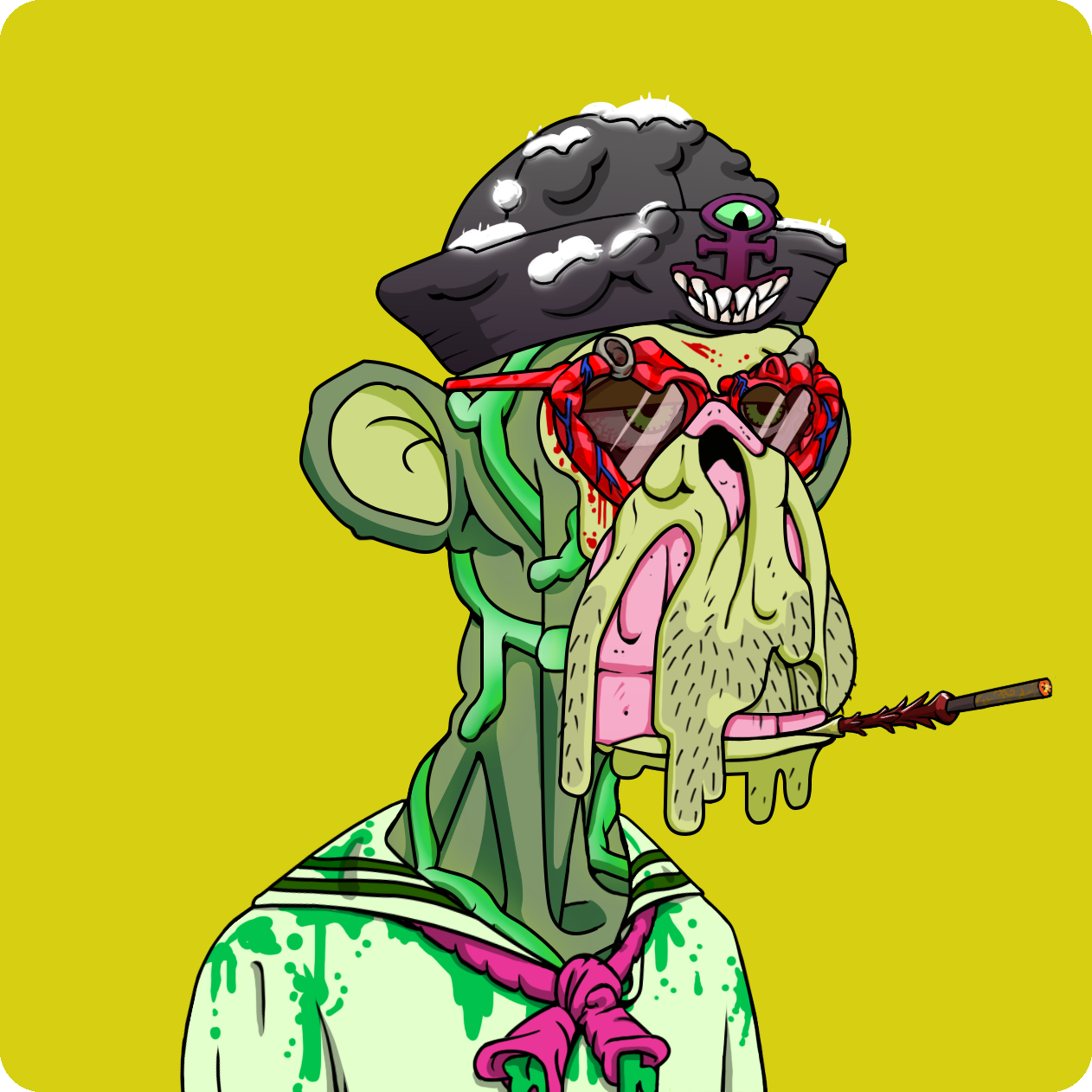 Yuga Labs - Mutant Ape Yacht Club - NFT # 4843