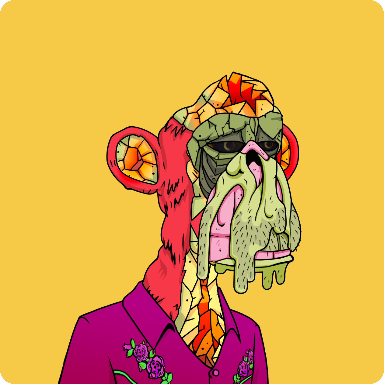 Yuga Labs - Mutant Ape Yacht Club - NFT # 9672