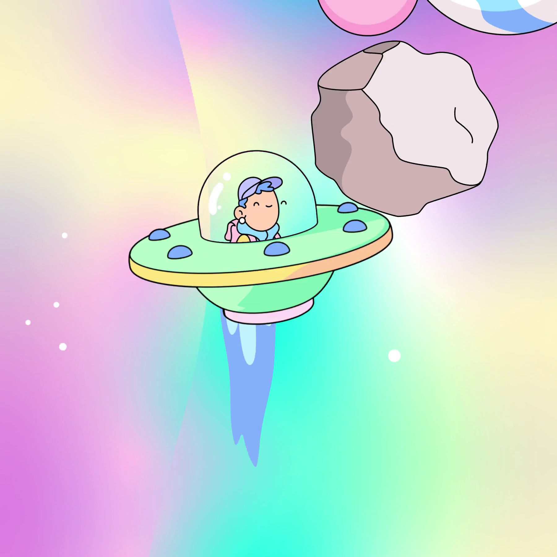 The Doodles Founders - Space Doodles - Space Doodle #9690 - NFT # 9690