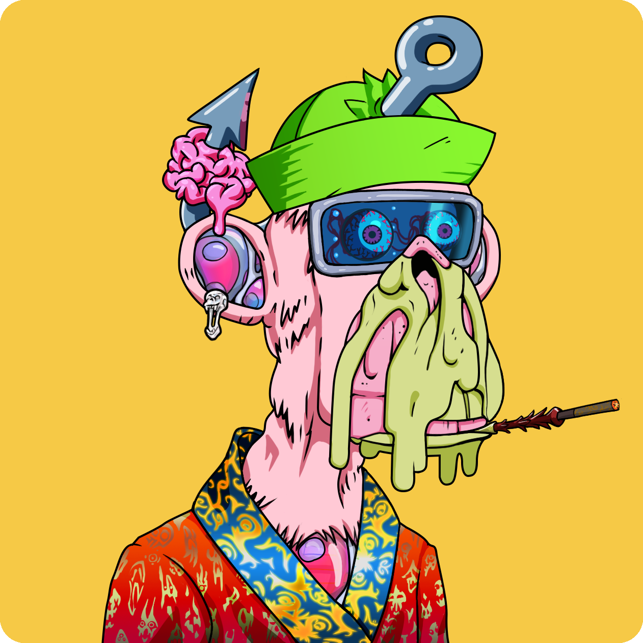 Yuga Labs - Mutant Ape Yacht Club - NFT # 3700