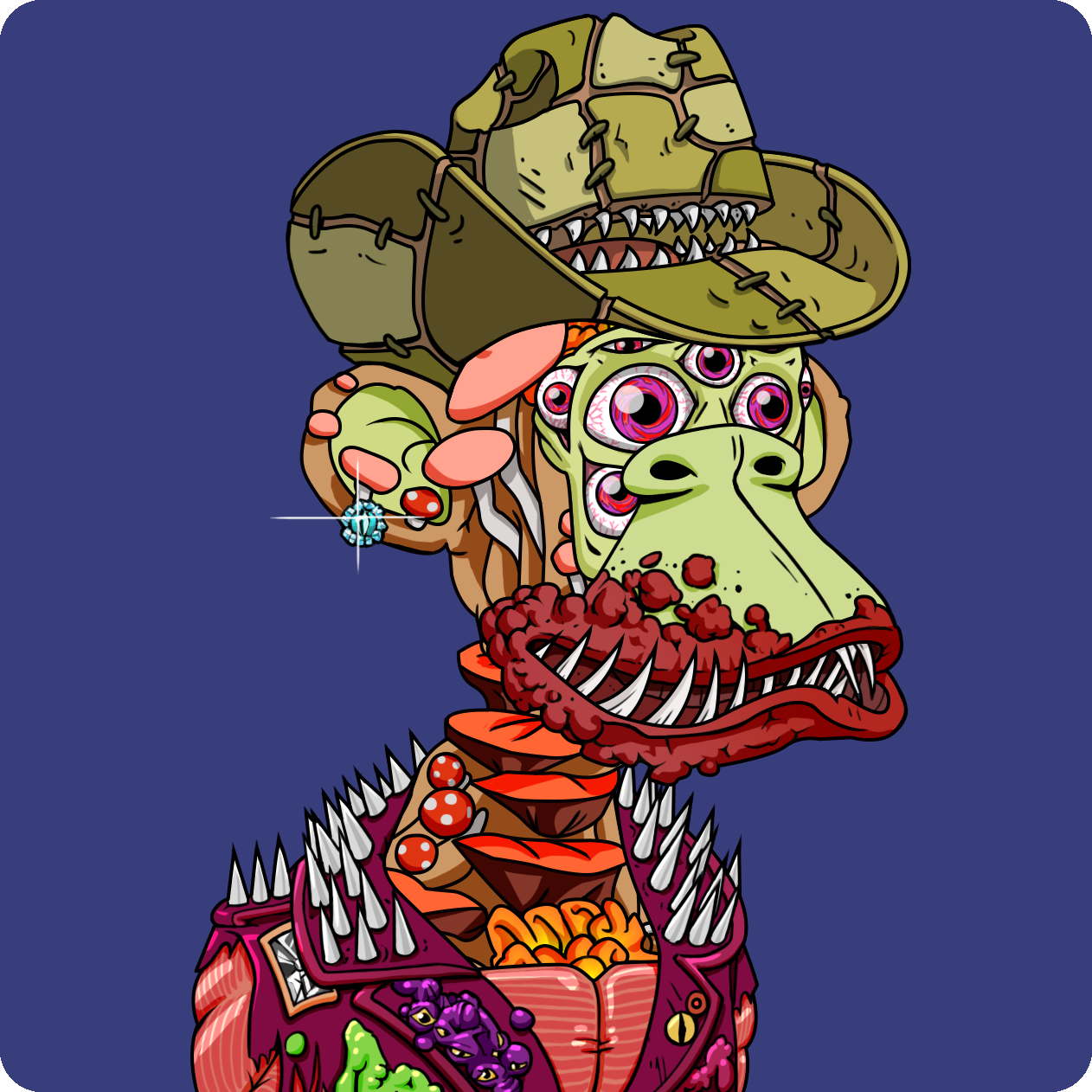 Yuga Labs - Mutant Ape Yacht Club - NFT # 14038