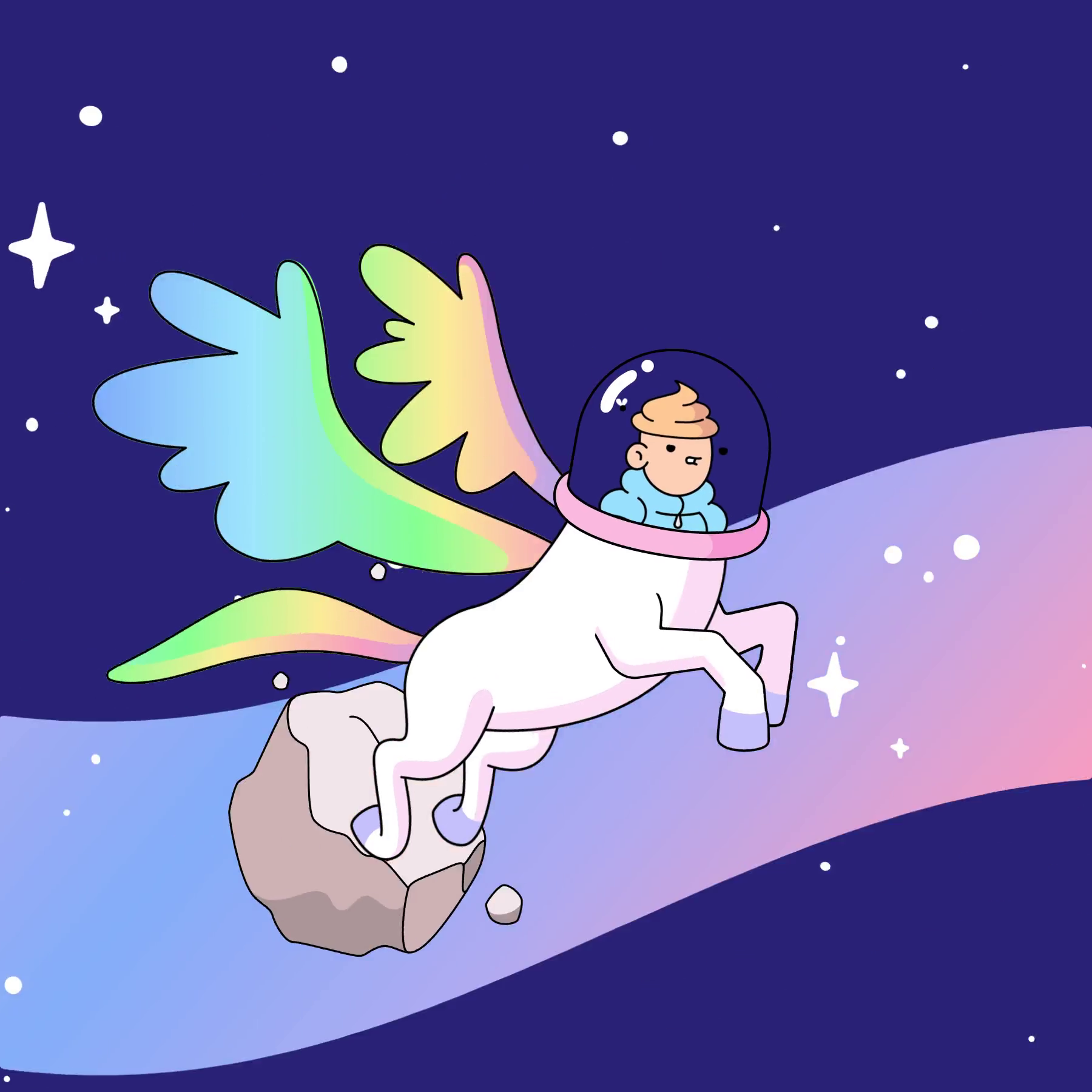 The Doodles Founders - Space Doodles - Space Doodle #141 - NFT # 141