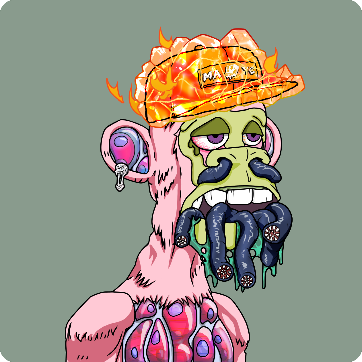 Yuga Labs - Mutant Ape Yacht Club - NFT # 18136