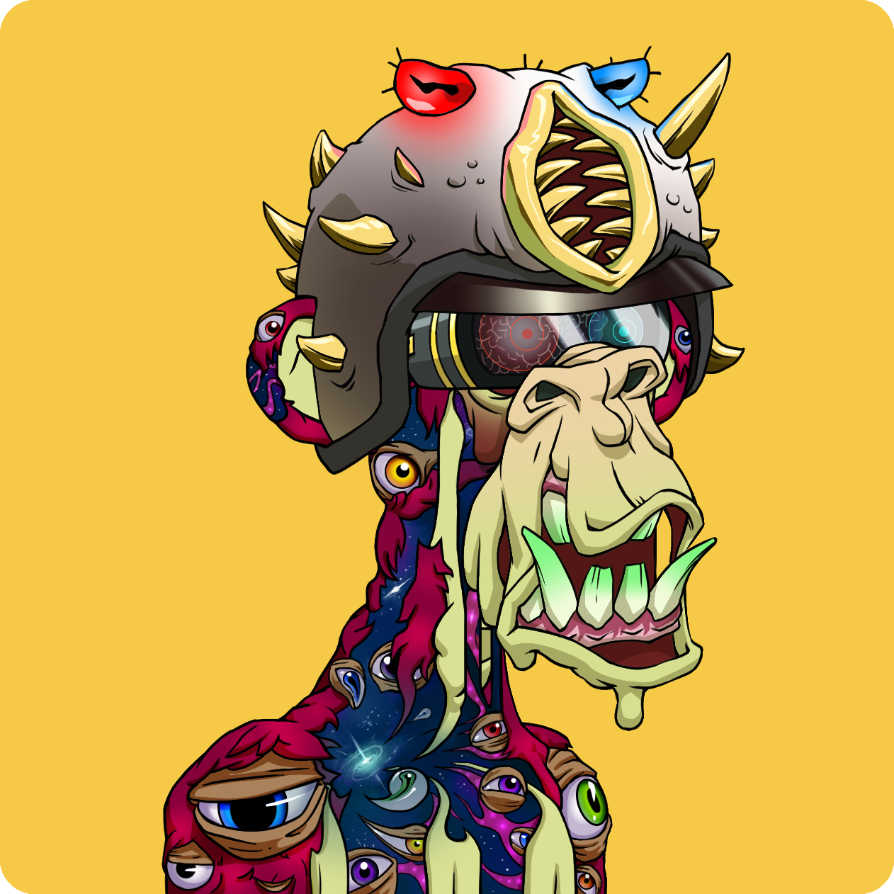 Yuga Labs - Mutant Ape Yacht Club - NFT # 2132