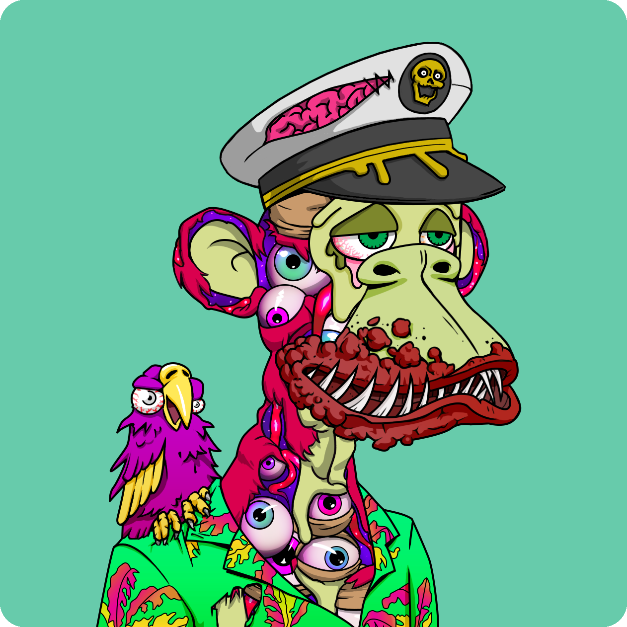 Yuga Labs - Mutant Ape Yacht Club - NFT # 9477