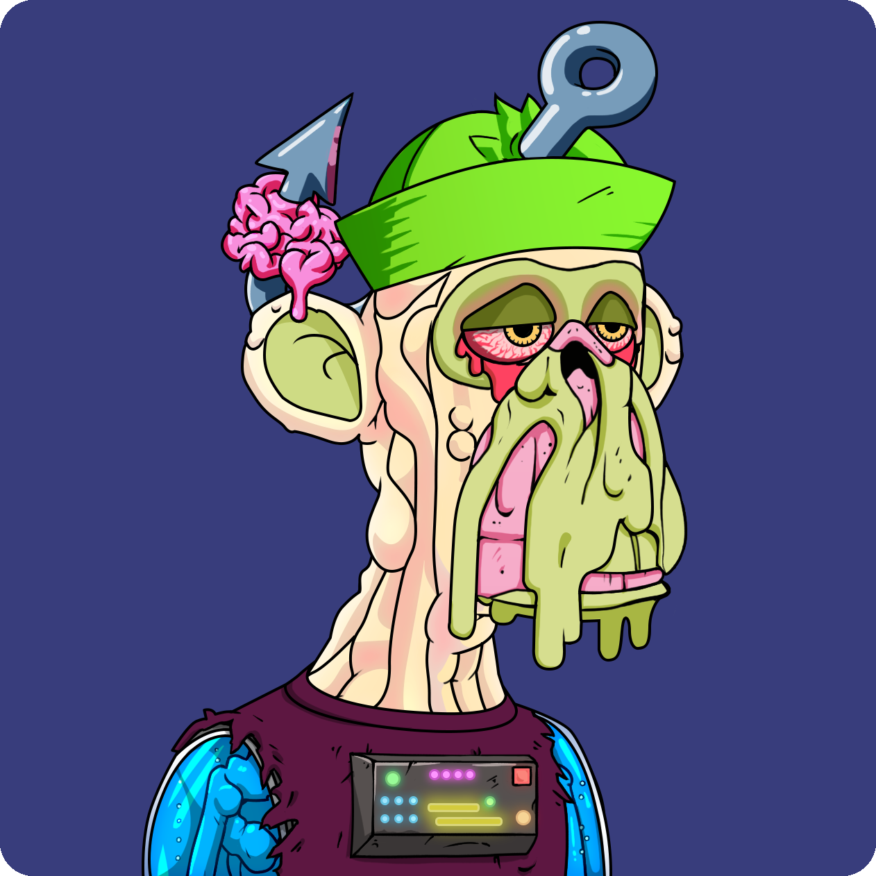 Yuga Labs - Mutant Ape Yacht Club - NFT # 7958