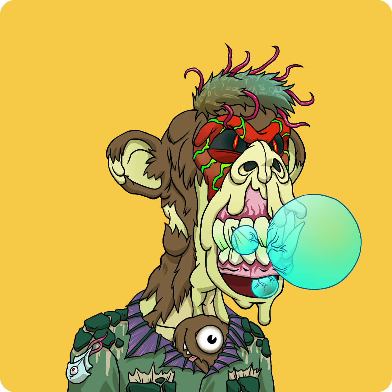 Yuga Labs - Mutant Ape Yacht Club - NFT # 8153