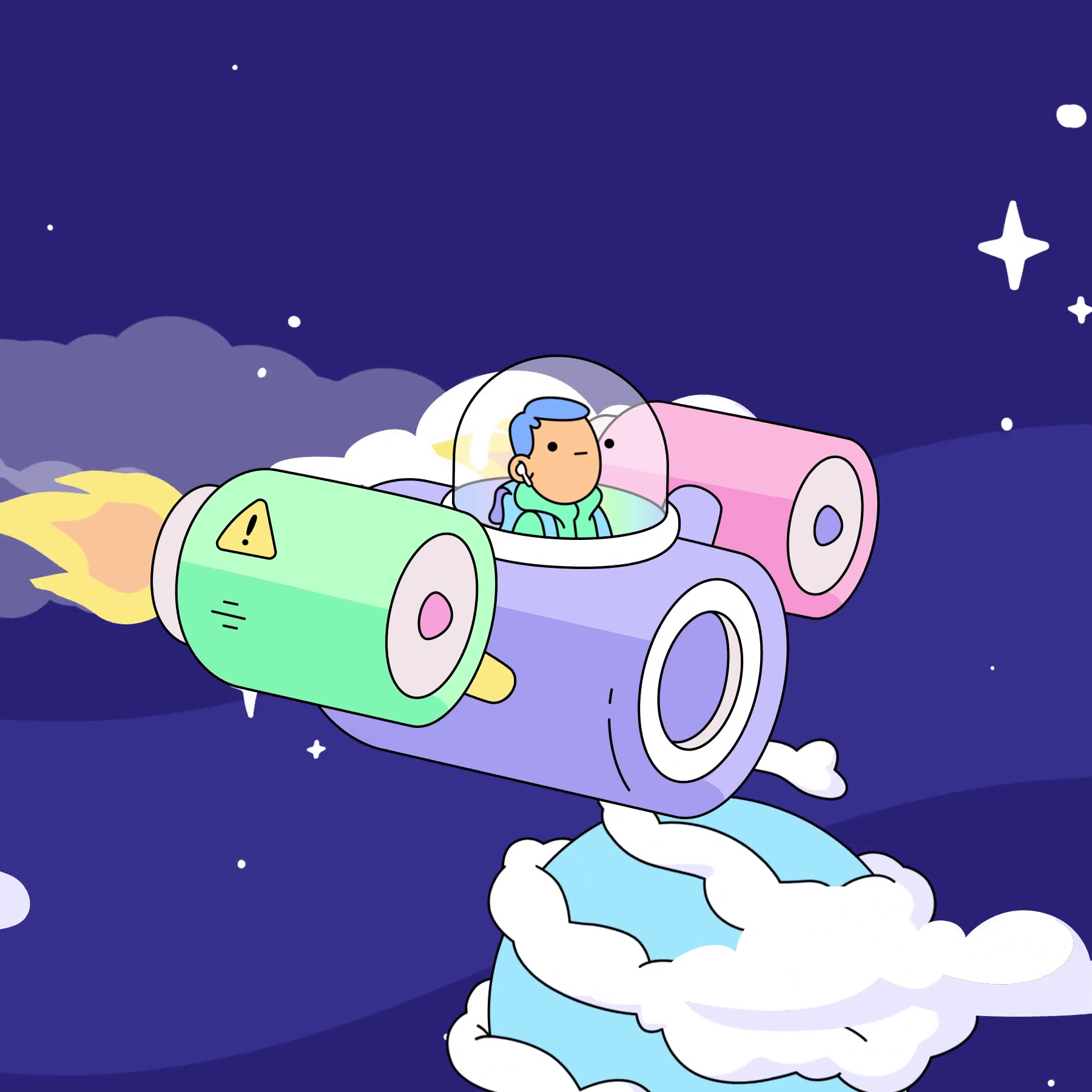 The Doodles Founders - Space Doodles - Space Doodle #249 - NFT # 249