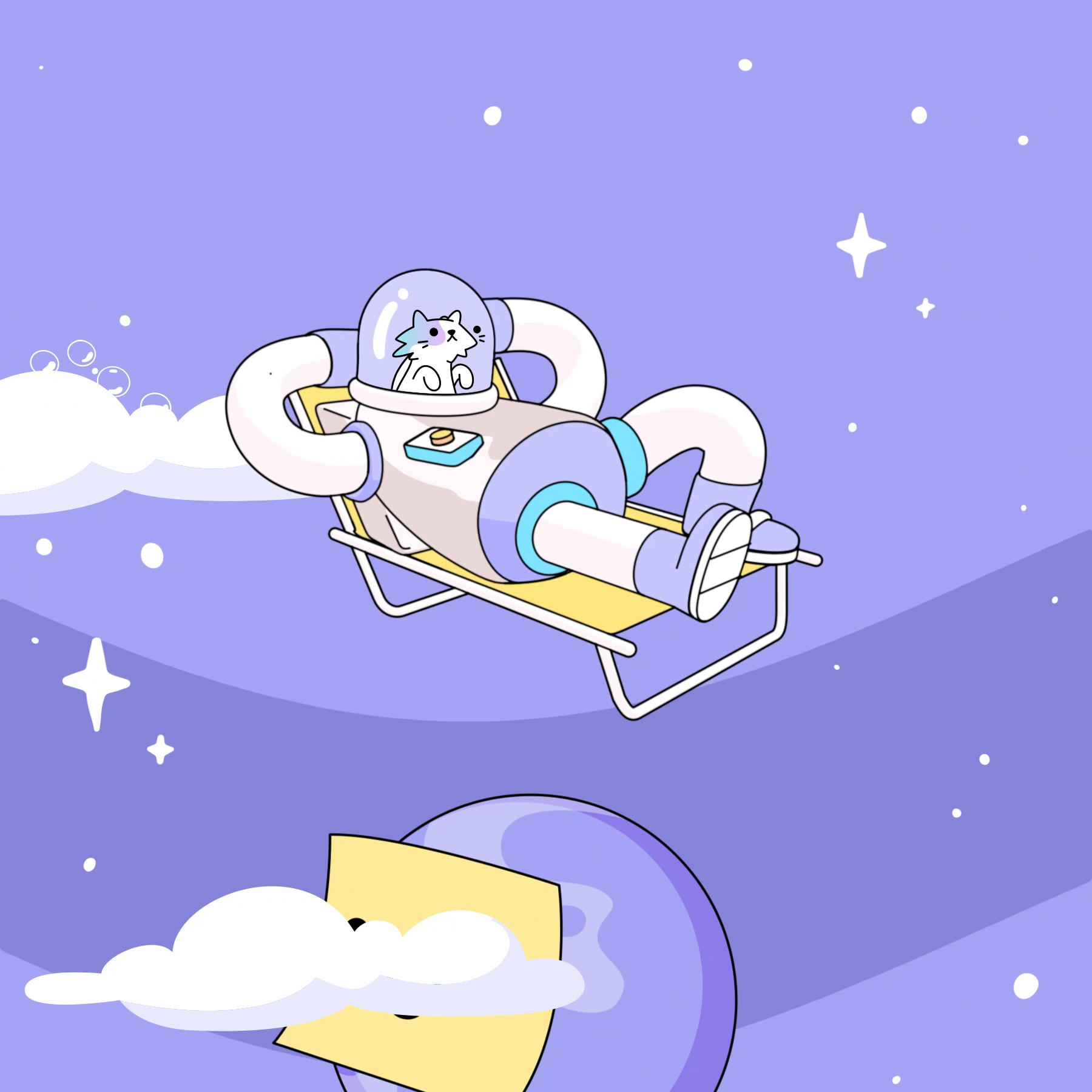 The Doodles Founders - Space Doodles - Space Doodle #448 - NFT # 448