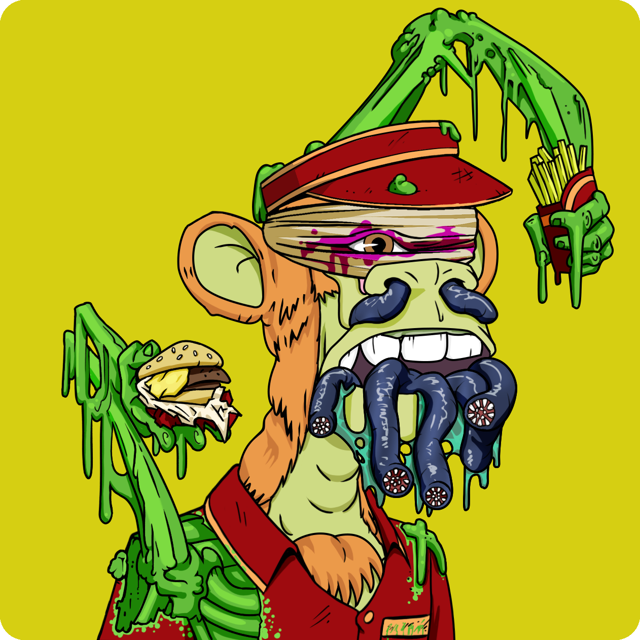 Yuga Labs - Mutant Ape Yacht Club - NFT # 24666