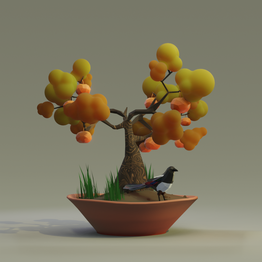 ZENFT Garden Society - Bonsai - Bonsai #8724 - NFT # 8724