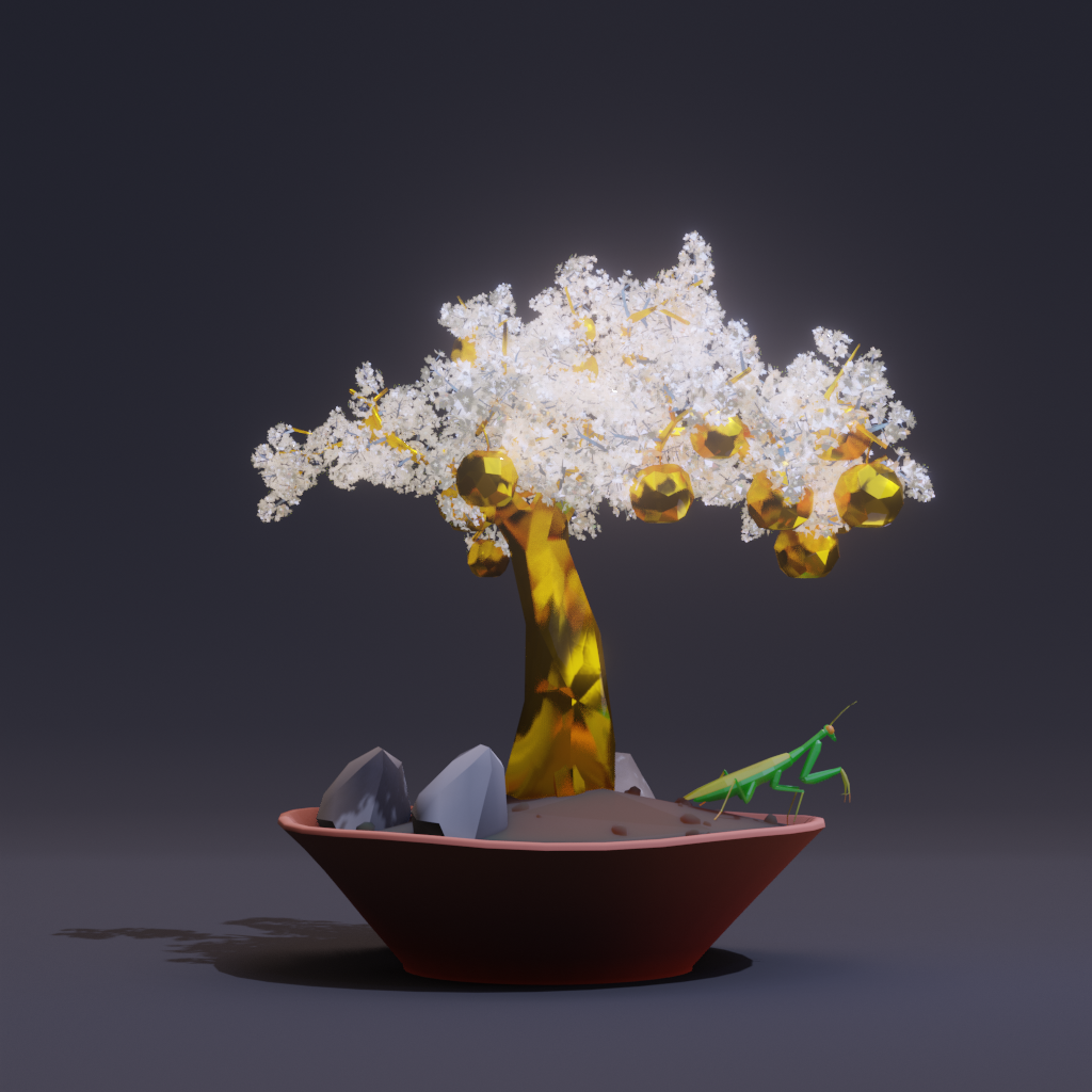 ZENFT Garden Society - Bonsai - Bonsai #166 - NFT # 166