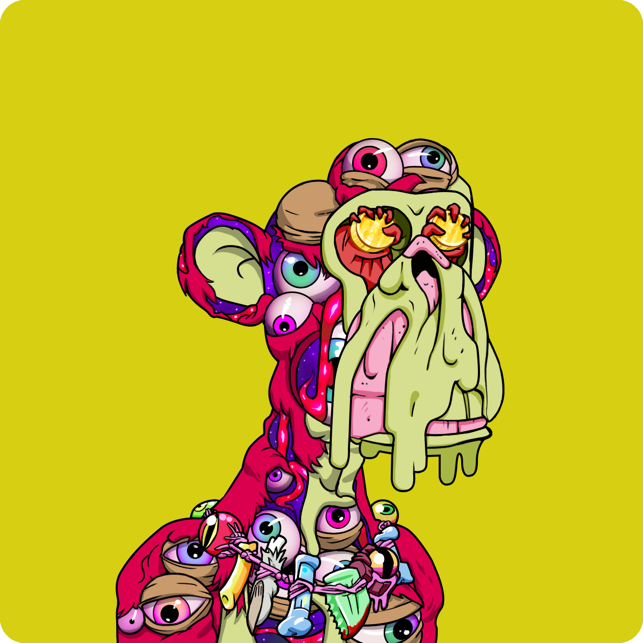 Yuga Labs - Mutant Ape Yacht Club - NFT # 3863