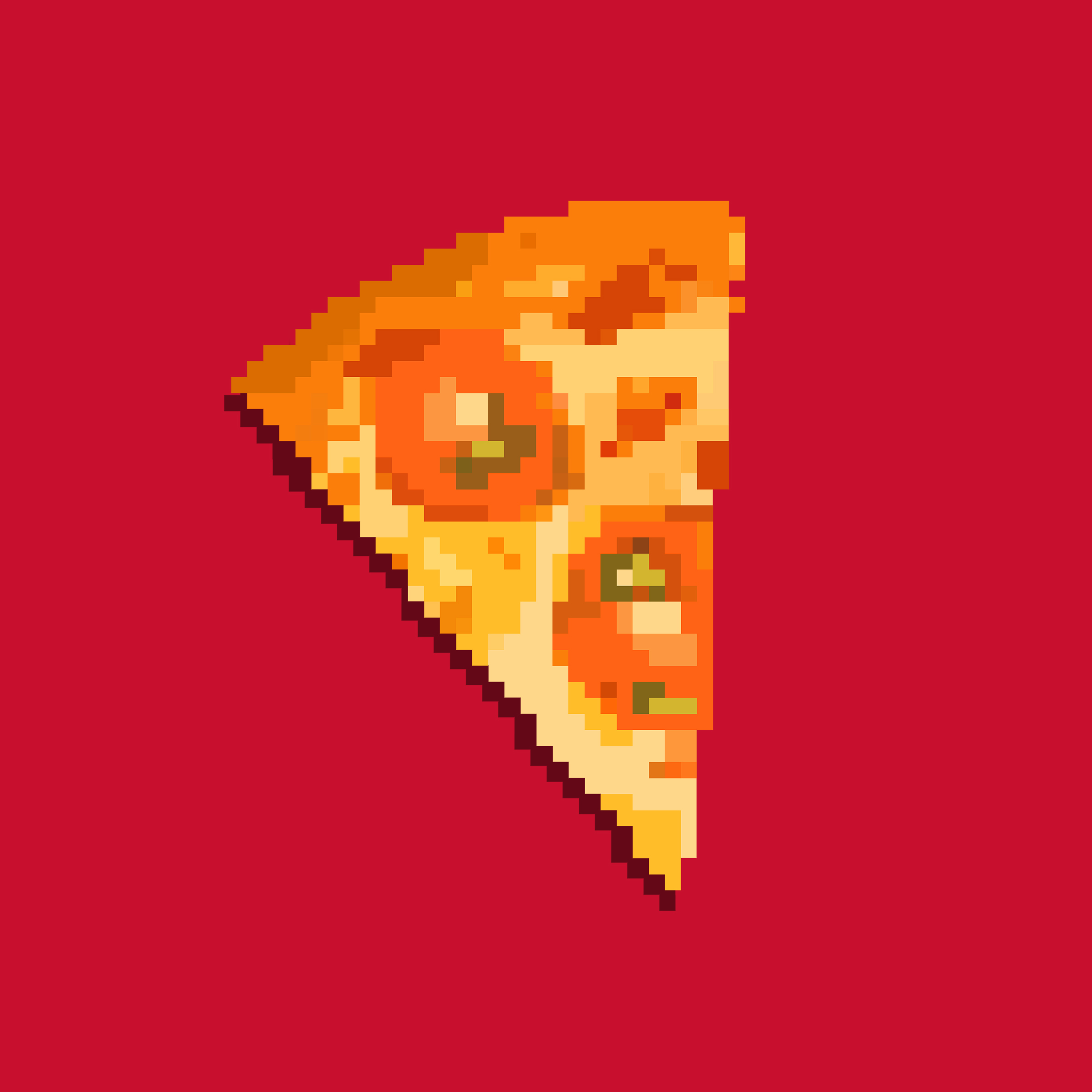 Pizza Hut Canada - Rarible Marketplace v1 - 1 Byte Favourites // Margherita (Red) // Edition 1 of 1 - NFT # 493046