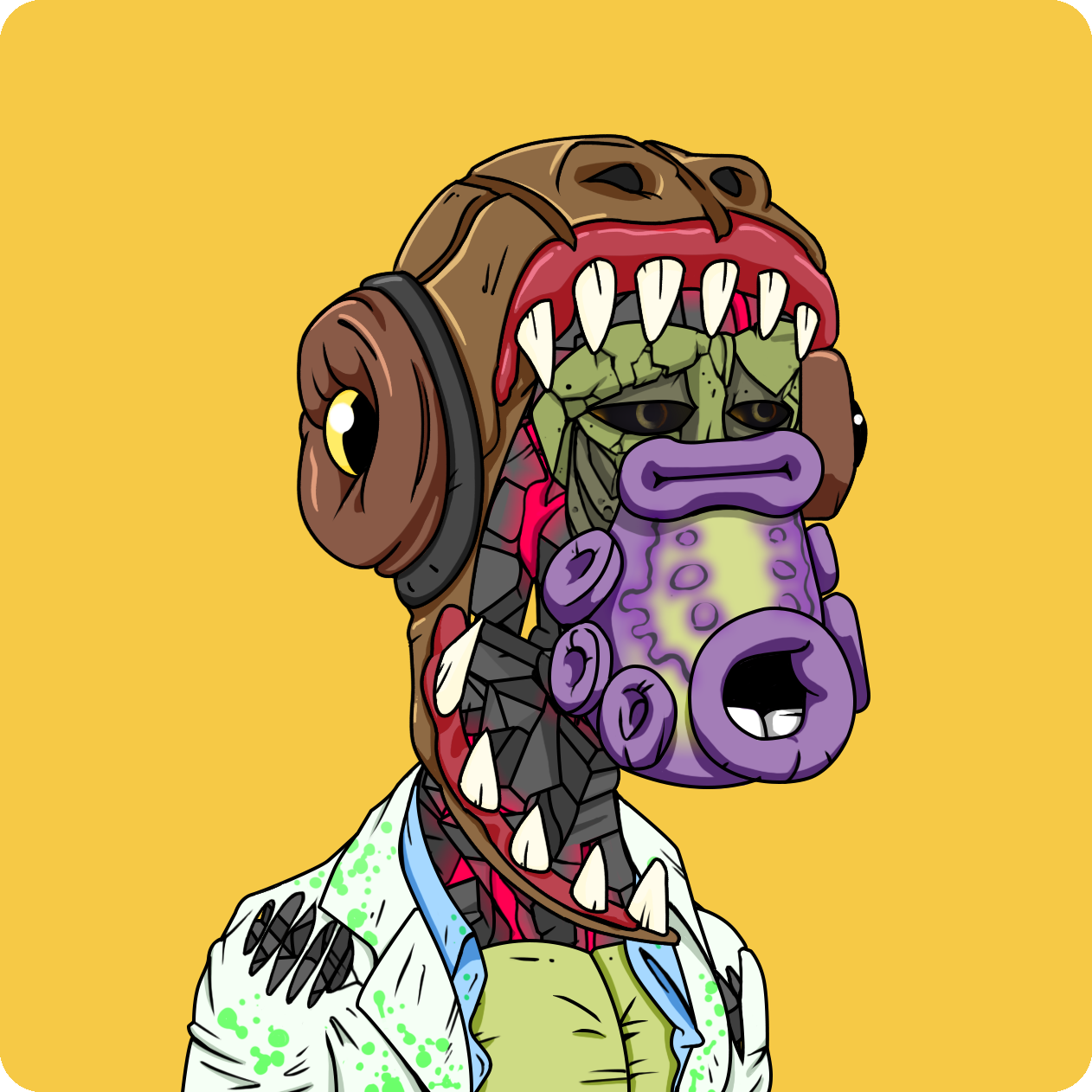 Yuga Labs - Mutant Ape Yacht Club - NFT # 821