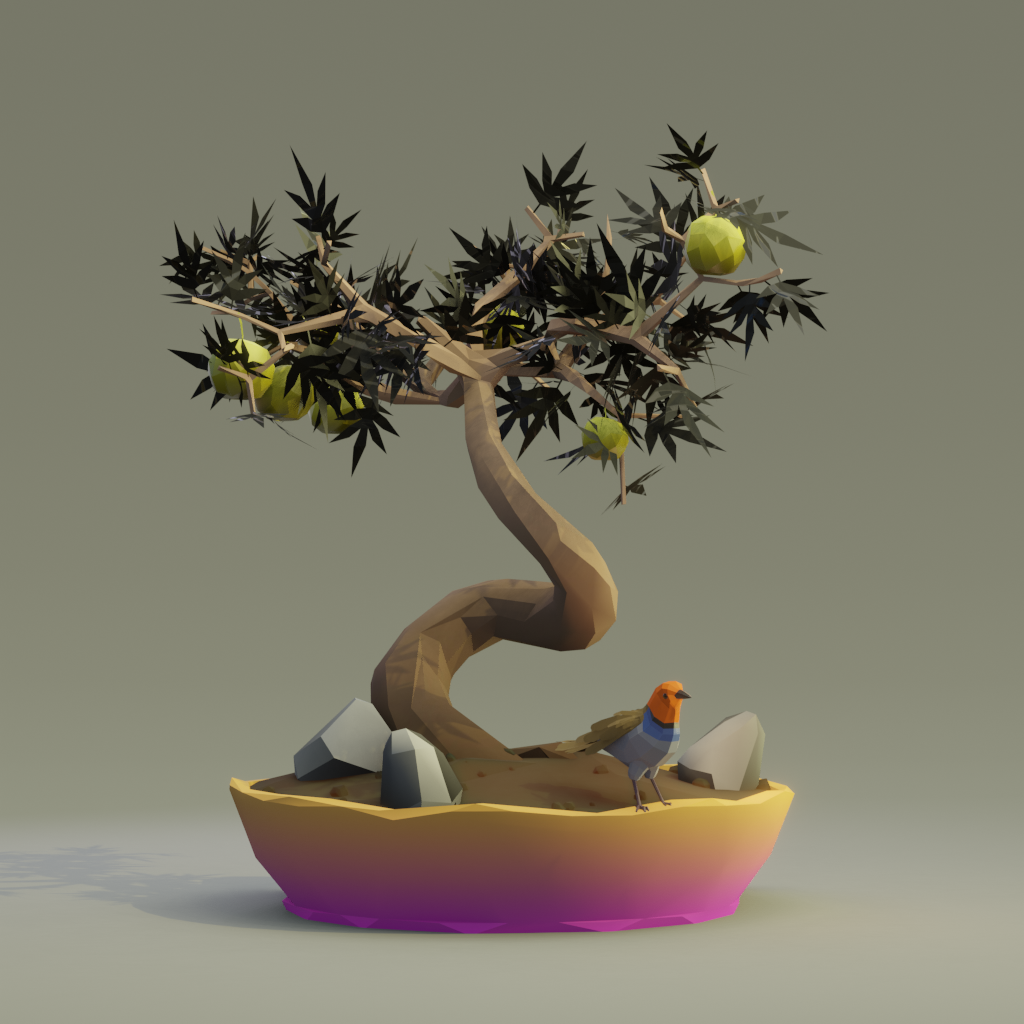 ZENFT Garden Society - Bonsai - Bonsai #8696 - NFT # 8696