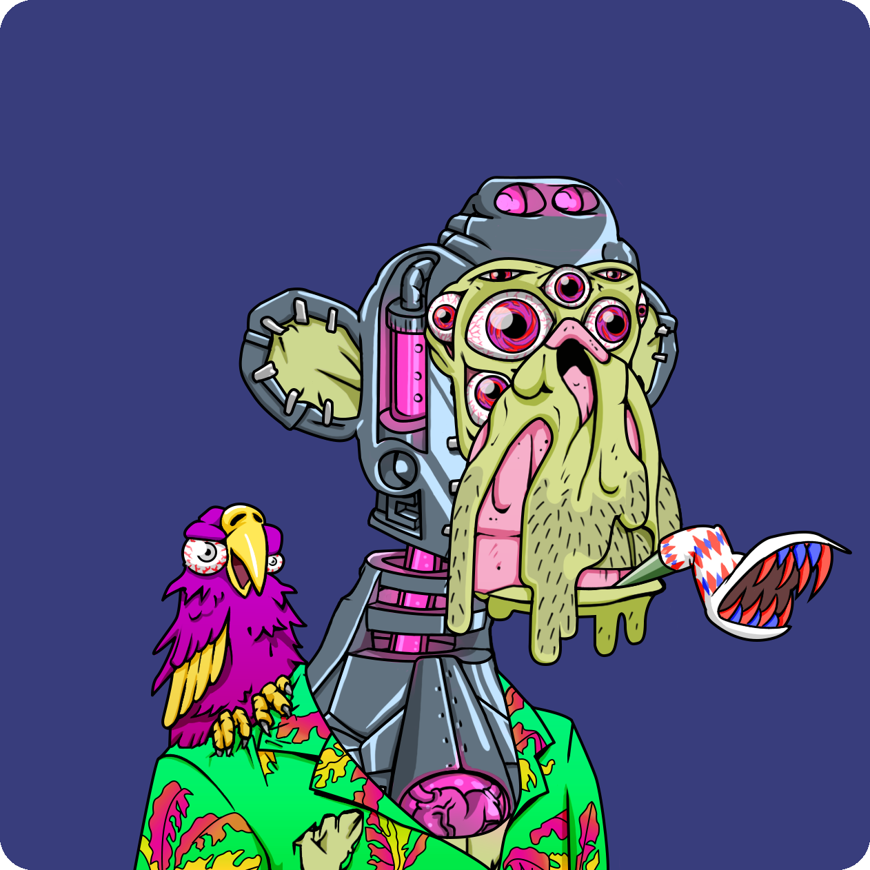 Yuga Labs - Mutant Ape Yacht Club - NFT # 1596