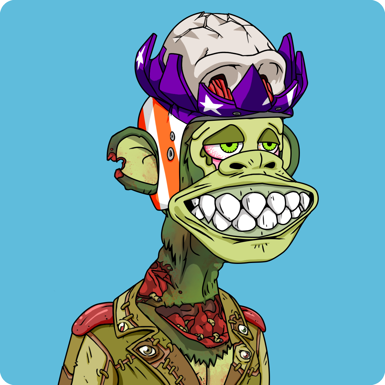 Yuga Labs - Mutant Ape Yacht Club - NFT # 3694