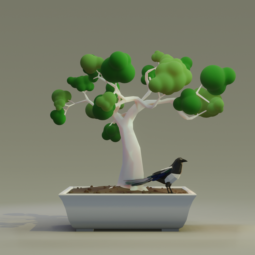 ZENFT Garden Society - Bonsai - Bonsai #8729 - NFT # 8729